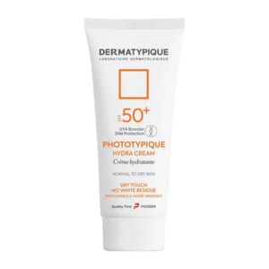 کرم ضد آفتاب بی‌رنگ هیدرا فتوتیپیک +SPF50 درماتیپیک 50 میل - پوست خشک تا نرمال