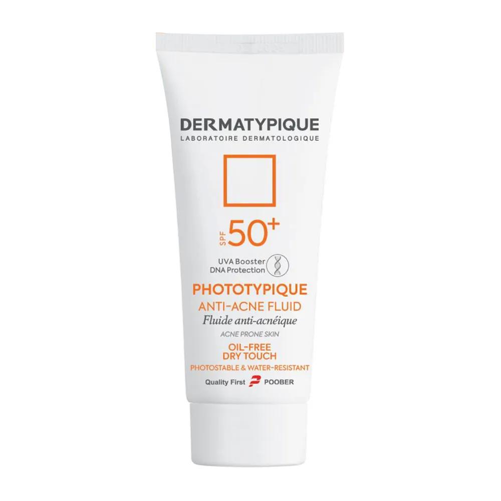 PHOTOTYPIQUE ANTI-ACNE FLUID SPF50 DERMATYPIQUE-2 فلویید-ضدآفتاب-درماتیپیک-spf50-پوست-چرب-جوش-دار