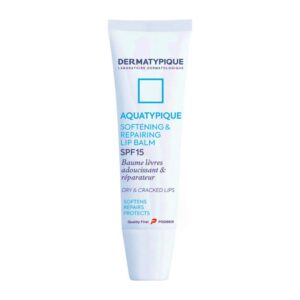 بالم لب ترمیم‌کننده و نرم‌کننده درماتیپیک آکواتیپیک با SPF15 – محافظت و بازسازی لب‌های خشک
