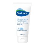 کرم مرطوب کننده پا سری کیت تیوب سفید Sericate Moisturizing Foot Cream 50ml