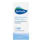 کرم مرطوب کننده پا سری کیت تیوب سفید Sericate Moisturizing Foot Cream 50ml